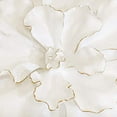 thumbnail image 2 of Sagebrook Home White/Gold Wall Flower 20", 2 of 5