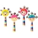 thumbnail image 3 of 2 uds cascabeles de mano juguetes para bebés y niños mango de arco iris lindo cartón campanas de madera Jingle Stick Shaker sonajero juguetes fiesta de Navidad regalos para niños, 3 of 4