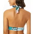 thumbnail image 2 of Anne Cole Women's Zesty Tropical Printed Ring Halter Swim Top (XS, Multi), 2 of 4
