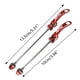 thumbnail image 3 of Soidarity 1 par de brochetas de aleación ZTTO, eje de acero anodizado profesional portátil, brochetas de bicicleta de montaña, componentes para ciclismo Type2 NO2 Soidarity OD003318-02, 3 of 6