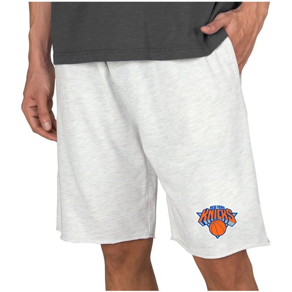 Men's Concepts Sport Cream New York Knicks Mainstream Terry Shorts