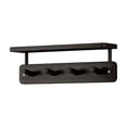 thumbnail image 3 of YYV Wall-Mounted Hook Rack with Shelf Heavy-Duty Non-Rusting Coat Hat Towel Holder Includes Assembly Video Space-Saving Wall Organizer Practical Home Entryway Storage, 3 of 7