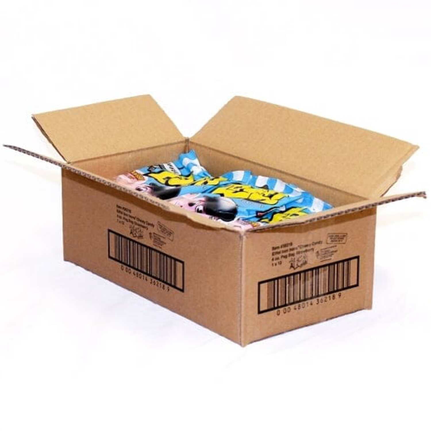 (Price/Case)Eiffel Bonbons Chewy Candy 4.0 Oz. Strawberry Peg Bag