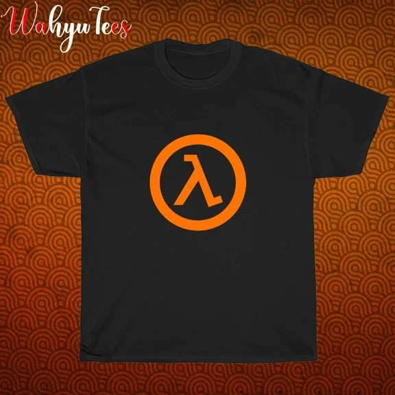 New Counter Strike Half LifeLogo Black/Grey/Navy/White Size S-5XL Unisex T-Shirt