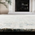 thumbnail image 4 of SAFAVIEH Abstract Bryanne Floral Wool Runner Rug, Light Blue, 2'3" x 8', 4 of 10
