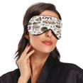 thumbnail image 2 of IAUYY Sleep Mask, Super Soft Eye Masks with Adjustable Strap, Lightweight Comfortable Blindfold,Perfect Blocks Light for Men Women Rugby Illustration, 2 of 7
