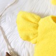 thumbnail image 5 of KYAIGUO Baby Girls Boys Christmas Plush Bodysuit 2PCS Outfit Infant Baby Sleeveless Jumpsuit + Hat Infant Set Festive Dress up 0 - 24 Months, 5 of 9