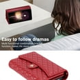 thumbnail image 4 of TECH CIRCLE For Galaxy S10 Case,Credit Card Holder Zipper Book Flip Kickstand PU Leather Protective Handbag Purse Cover with Wrist Strap Lanyard for Samsung Galaxy S10 6.1" 2019,Red, 4 of 6