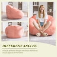 thumbnail image 5 of Homefun Bean Bag Chair Lazy Sofa for Adults Teens,Shell Shaped Comfy Sofa with Armrests for Bedroom Living Room,Gaming Reading, 5 of 9