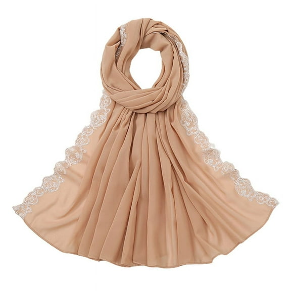 Ruanlalo Chiffon Scarf,Chiffon Scarf Fashionable Dress Up Gauze Summer Solid Color Ultra-thin Chiffon Scarf Birthday Gift