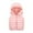 Pink, variant on Cethrio Girls Puffer Vests, Full Zip Lightweight Warm Hooded Winter Outerwear Vests Pink Size 3-14 T