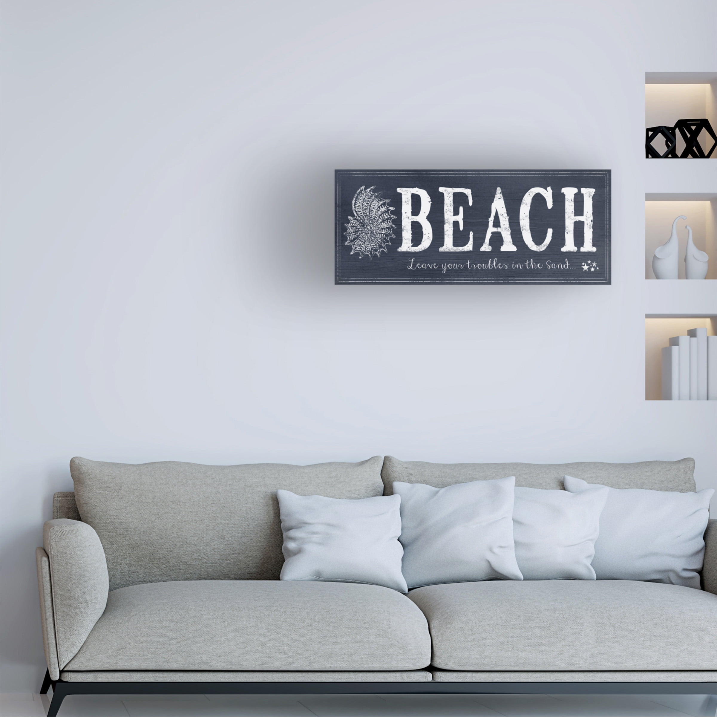 Trademark Fine Art 'Beach 2' Canvas Art by ALI Chris