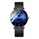 thumbnail image 1 of Reloj De Cuarzo Para Caballero Elegante Negro con Azul Malubero  Materiales de la caja: Aleación, 1 of 3