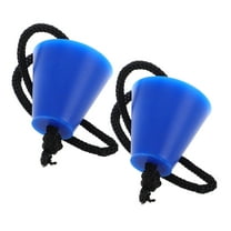 BALAHAPY Universal Kayak Scupper Plugs Kit 2Set Blue Silicone for Ascend Accessories