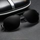 thumbnail image 2 of Jumpingount Gafas de sol para hombre, gafas de sol Vintage a prueba de viento, gafas de ciclismo, accesorios, gafas para viajes al aire libre, Camping, Cadenas y cordones para anteojos Gris-plata Jumpingount AP015767-02, 2 of 6