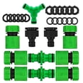 thumbnail image 1 of Double Male Hose Connectors, Solve Short Hose Problems And Extend Hose Length, For Agriculture Lawn Garden Irrigation, Plastic 1/2" Diameter Hose Pipes Compatibility, 2Pcs, 1 of 5