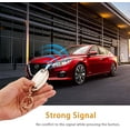thumbnail image 4 of HAHDAXIA for Nissan Key Fob Cover Soft TPU Girly White Key Fob Cover with Bling Key Fob Keychain Fit for Nissan Altima Armada Maxima Sentra Rogue Pathfinder 4 Buttons Key Fob Case (R-Nisn-4-W, 4 of 6