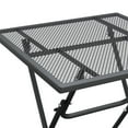 thumbnail image 4 of Zofi Outdoor Dining Breakfast Bistro Table, Foldable Mesh Top, Gray, 4 of 6