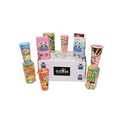 Japanese Snacks Variety Mix Sampler, Office Fun, Birthday, College, Military, Meeting, Schools, Halloween, and Christmas (10 Count) in Fusion Select Gift Box