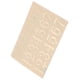thumbnail image 4 of Pegatinas de Tambor de Lengua de Acero, Buena Adhesión de Tambor Etéreo Nota de Tambor Identificación de Aceite Resistente a Aceite Para Abrenamiento de Percusión para, 4 of 7