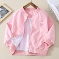 thumbnail image 2 of Hrsba Kids Jacket Printed Zip Front Long Sleeve Casual Outerwear Jacket, 2 of 6