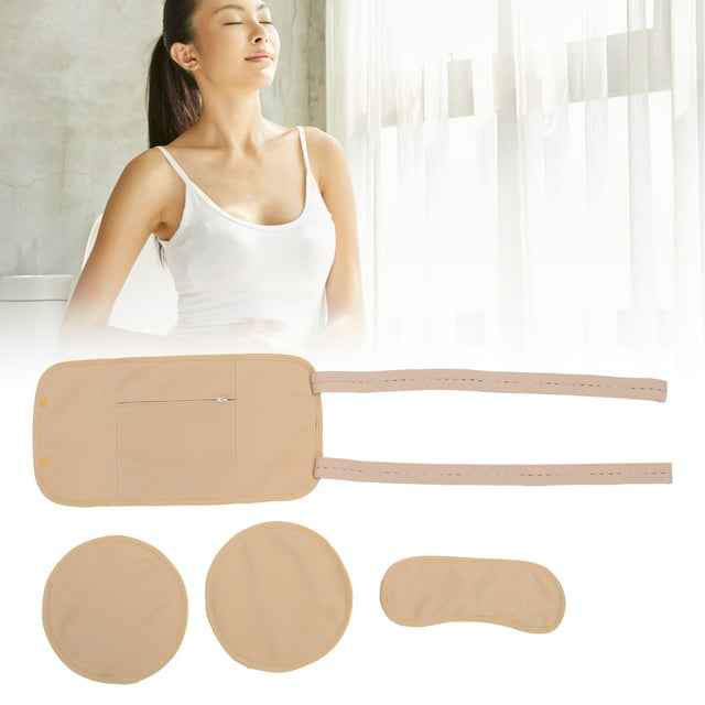 Juego de paquetes de aceite de ricino 4 unidades lavable impermeable paquete de aceite de ricino bolsillo con cremallera para el cuello ANGGREK Otros