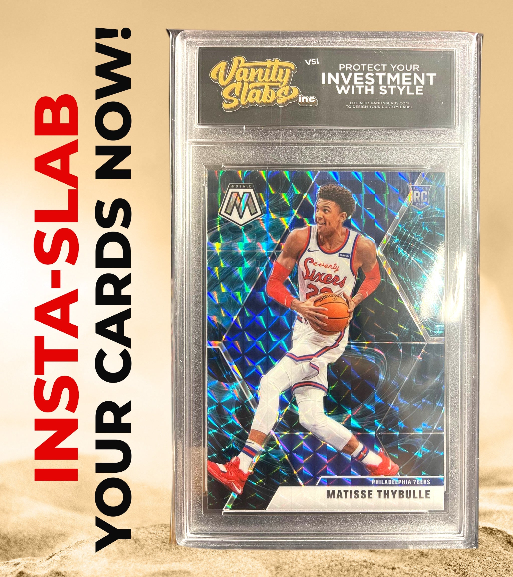 Vanity Slabs Holder 100pt Thickness for Standard Size Trading Cards for