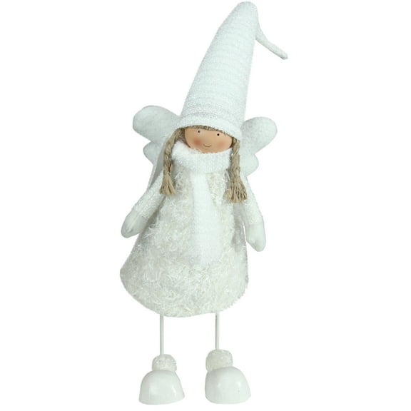 Northlight Bobble Girl Angel Christmas Figurine - 26.75" - White