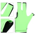 thumbnail image 3 of Billiard 4Pcs Universal Unisex Left Hand Three Finger Gloves  Billiard Accessorygreen, 3 of 8