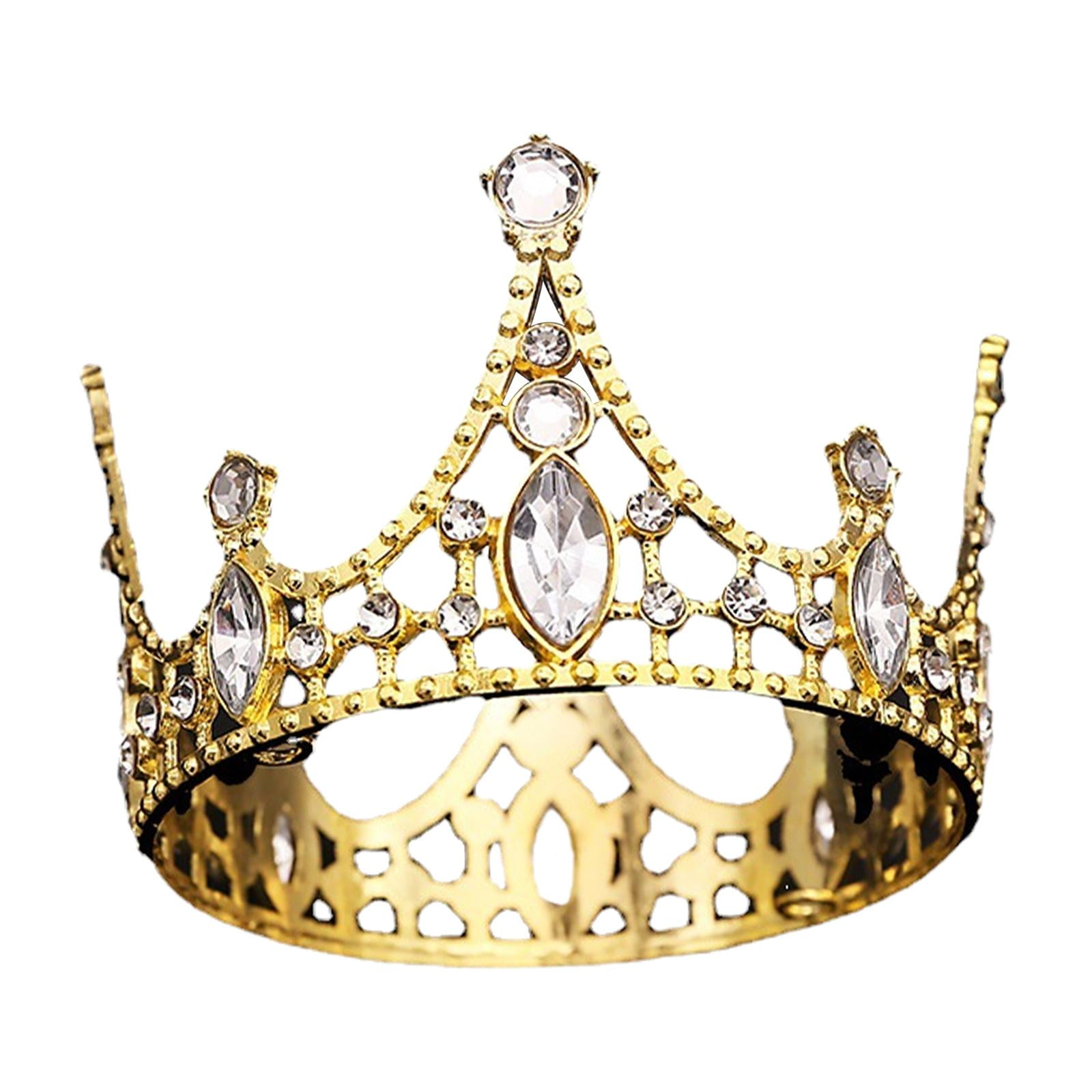 Crown Cake Topper Gift Princess Crown for Anniversary Christmas Baby