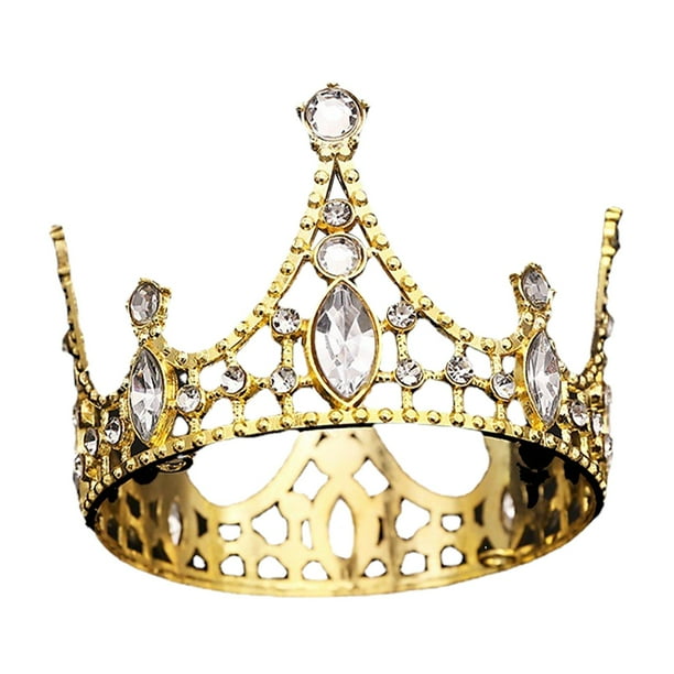 Tiaras Headpieces Macarena Crown Headwear Gift Jewelry Decoración de Oro Primero de la torta