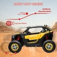 thumbnail image 4 of 24V 2-Seater UTV, 4WD Ride On Toys with Remote Control, Electric Vehicle 4 Shock Absorbers, Music, Lights, Electric Car for Big Kids, 4 of 7