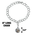 thumbnail image 4 of Dogs Smile Selfie Retriever German Shepherd Silver Plated Bracelet with Antiqued Charm, 4 of 5