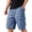 Gray, variant on Casual Cargo Shorts for Men Elastic Waist Drawstring Loose Fit Shorts with Zipper