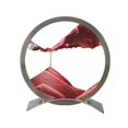 thumbnail image 3 of Imagen de arena , marco de arena que fluye, vidrio redondo, imagen de arena dinámica, adorno de mesa artesanal para restaurante, mesa, sa Rojo Gloria Imagen de arena dinámica, 3 of 9