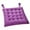 Purple, variant on Zmeidao Square Chair Cushion with Ties Ultra Soft Warm Floor Cushion Comfortable Floor Seat Pillows Cushion for Kitchen Dining Office Chair 17.7in