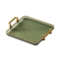 thumbnail image 2 of Serving Tray Bathroom Organizer Nordic Style Multifunctional Shower Plate Vanity Green, 2 of 8