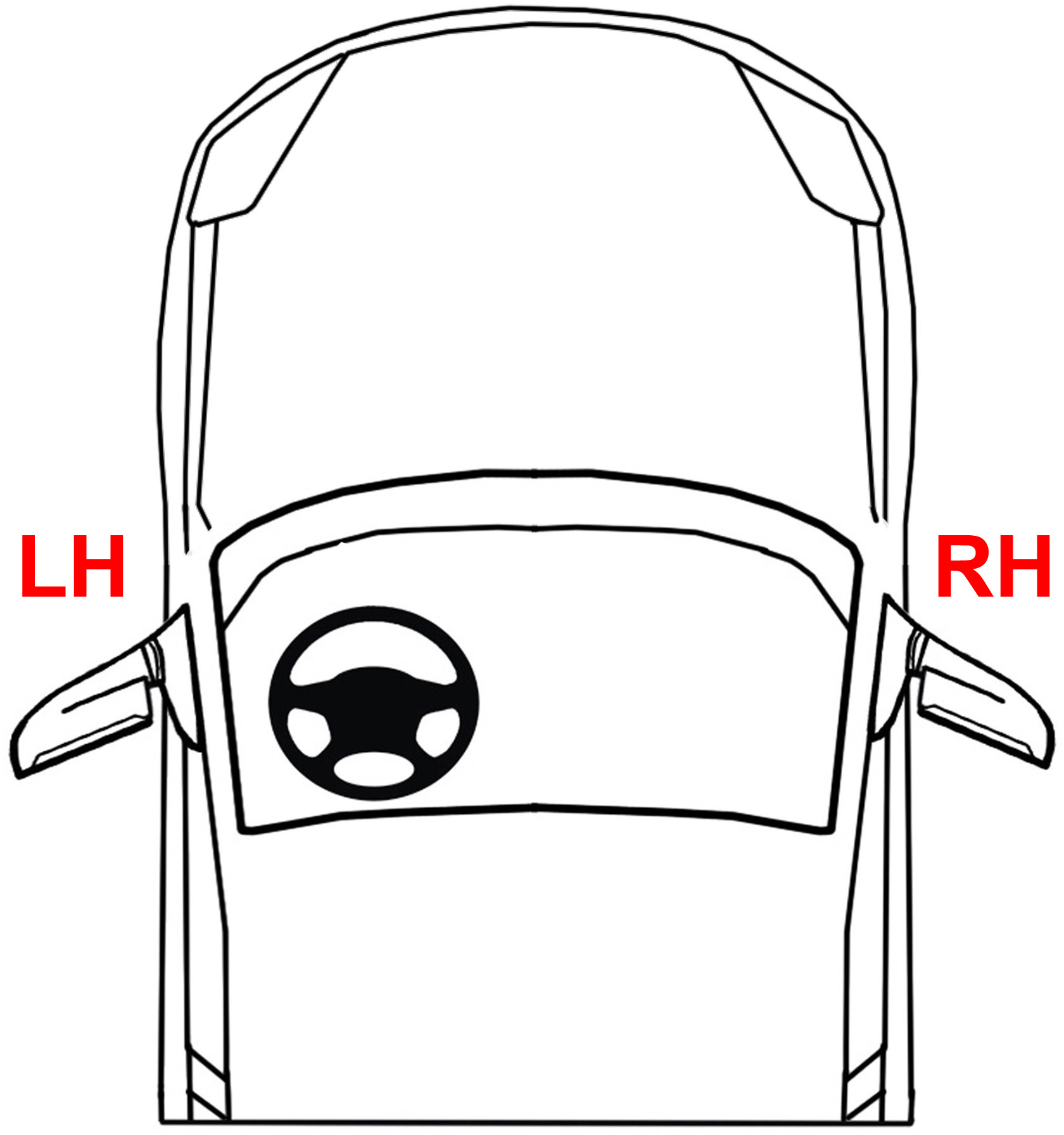 Mirror Compatible With 2004-2009 Chrysler PT Cruiser Right Passenger Side Textured Black Kool-Vue