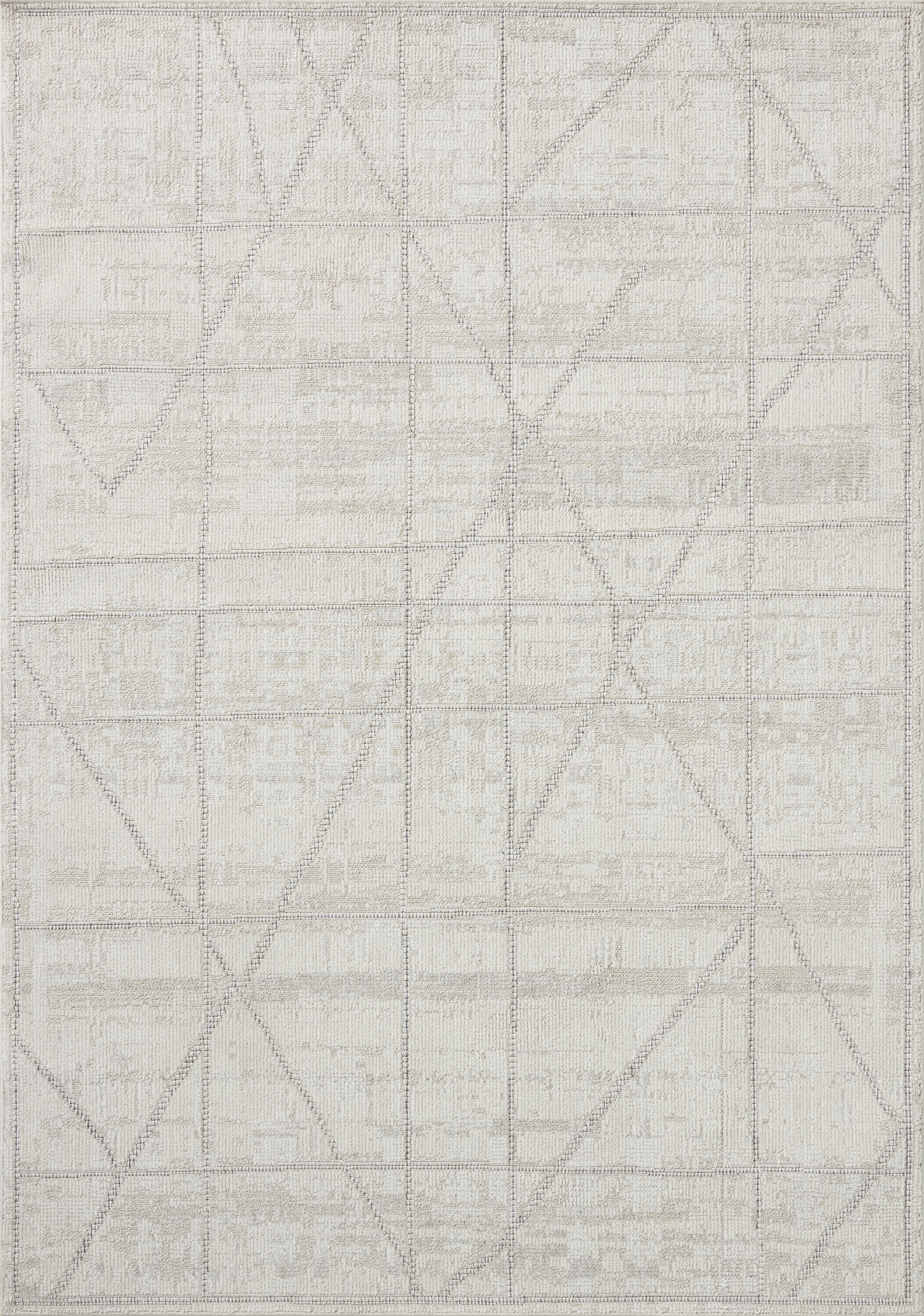 Loloi Roxie Ivory / Graphite 2'-7" x 15'-0" Area Rug