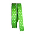 thumbnail image 1 of Reliant Ribbon 5201-042-05K 0.875 in. 50 Yards Grosgrain Confetti Dots Ribbon, Apple Green, 1 of 1