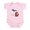 Petal Pink, variant on CafePress - Made In America Michigan Body Suit - Baby Light Bodysuit, Size Newborn - 24 Months