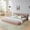 Pink + King, variant on 2. Thick Chenille Fabric King Size Platform Bed Frame, Upholstered Headboard & Sturdy Solid Frame, No Box Spring Needed,Beige
