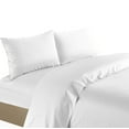 thumbnail image 4 of Home Sweet Home Dreams 4-Piece 1200 Thread Count White Stripe Cotton Bed Sheet, Full - Deep Pocket, 4 of 4