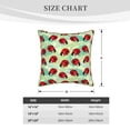 thumbnail image 2 of KLL Red Ladybugs And Leaf Decorative Throw Pillow Covers Velvet Soft for Couch Sofa Bedroom Living Room Outdoor (No pillow core)- 20"x20", 2 of 5