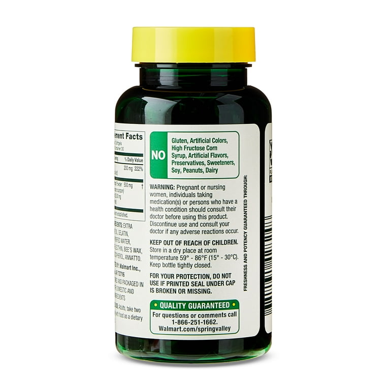 Spring Valley Cranberry Urinary Tract Support Dietary Supplement