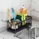 thumbnail image 1 of Organizador para fregadero de cocina, almacenamiento de esponja de cocina de acero inoxidable con bandeja de drenaje automático, caja de almacenamiento de cocina, 1 of 3