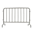 thumbnail image 1 of GloryStar Metal Interlocking Barricade, Heavy-Duty Steel Barrier, Rust-Proof Powder Coat Finish, Removable Bridge Feet, Tool-Free Assembly for Outdoor Event, Marathon, 1 of 7