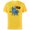 Yellow, variant on Disney Stitch Angry and Easily Distracted - Short Sleeve Cotton T-Shirt for Adults - Customized-Black