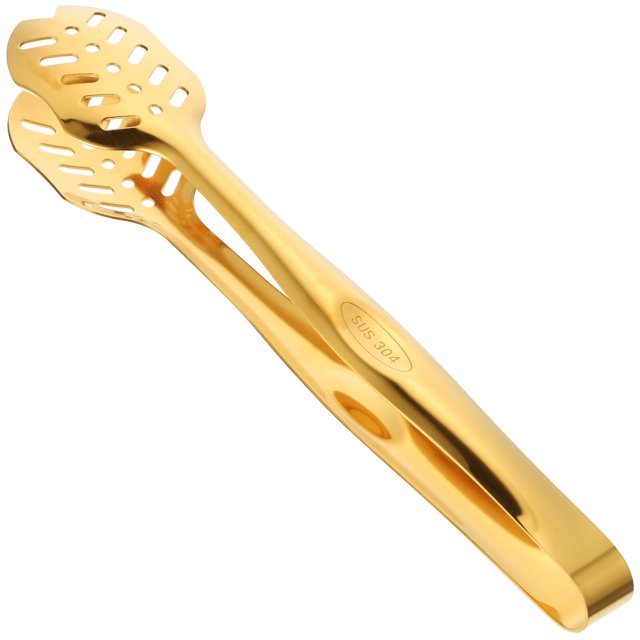 EXHUMKY Pinzas Doradas Para Servir En Acero Inoxidable Uso Doméstico Y Para Eventos