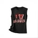 thumbnail image 5 of Camiseta sin mangas de Halloween para mujer, camiseta sin mangas con estampado gráfico divertido de playa de verano para adultos, blusa Fridja  gh1012, 5 of 6
